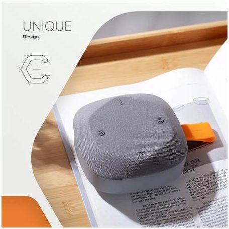 CANYON Hangszóró, hordozható, Bluetooth 5.3, CANYON "Hexagon 10", szürke-narancs