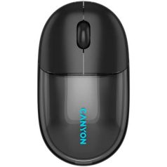   CANYON Egér, vezeték nélküli, dual-mode kapcsolat, optikai, CANYON "OnClick 24", fekete