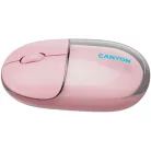 CANYON Egér, vezeték nélküli, dual-mode kapcsolat, optikai, CANYON "OnClick 24", rózsaszín