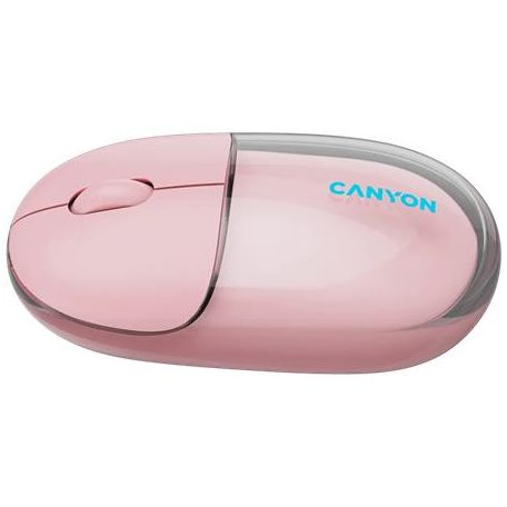 CANYON Egér, vezeték nélküli, dual-mode kapcsolat, optikai, CANYON "OnClick 24", rózsaszín
