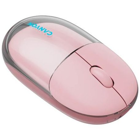 CANYON Egér, vezeték nélküli, dual-mode kapcsolat, optikai, CANYON "OnClick 24", rózsaszín
