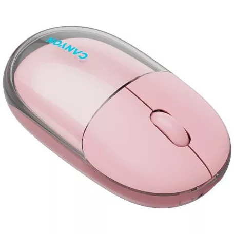 CANYON Egér, vezeték nélküli, dual-mode kapcsolat, optikai, CANYON "OnClick 24", rózsaszín