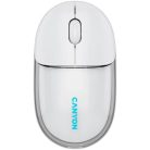 CANYON Egér, vezeték nélküli, dual-mode kapcsolat, optikai, CANYON "OnClick 24", fehér