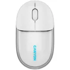 CANYON Egér, vezeték nélküli, dual-mode kapcsolat, optikai, CANYON "OnClick 24", fehér