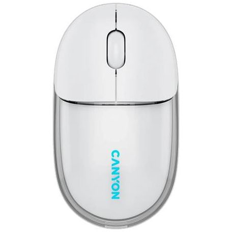 CANYON Egér, vezeték nélküli, dual-mode kapcsolat, optikai, CANYON "OnClick 24", fehér