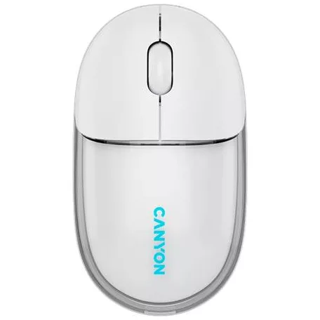 CANYON Egér, vezeték nélküli, dual-mode kapcsolat, optikai, CANYON "OnClick 24", fehér