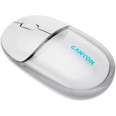   CANYON Egér, vezeték nélküli, dual-mode kapcsolat, optikai, CANYON "OnClick 24", fehér