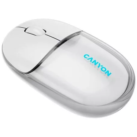 CANYON Egér, vezeték nélküli, dual-mode kapcsolat, optikai, CANYON "OnClick 24", fehér