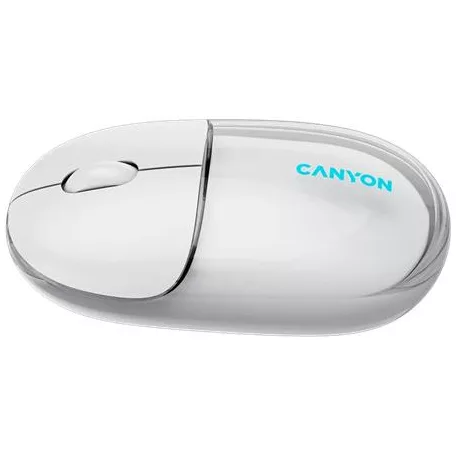 CANYON Egér, vezeték nélküli, dual-mode kapcsolat, optikai, CANYON "OnClick 24", fehér