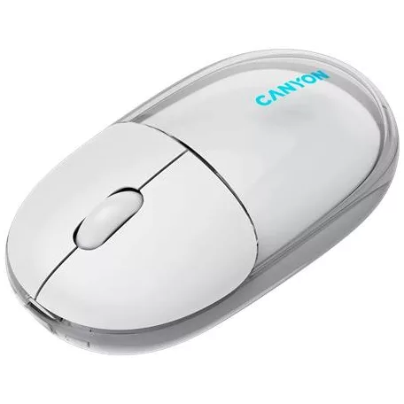 CANYON Egér, vezeték nélküli, dual-mode kapcsolat, optikai, CANYON "OnClick 24", fehér