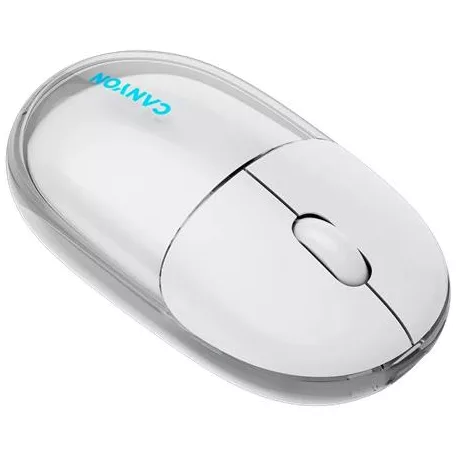 CANYON Egér, vezeték nélküli, dual-mode kapcsolat, optikai, CANYON "OnClick 24", fehér