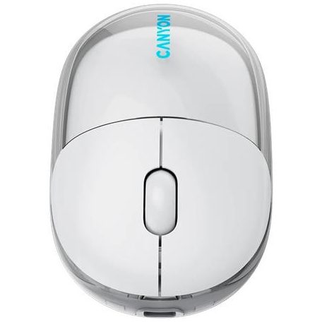 CANYON Egér, vezeték nélküli, dual-mode kapcsolat, optikai, CANYON "OnClick 24", fehér