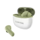 CANYON Fülhallgató, TWS vezeték nélküli, Bluetooth 5.3, CANYON "TWS-5", zöld