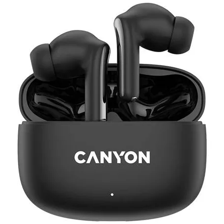 CANYON Fülhallgató, TWS vezeték nélküli, Bluetooth 5.4, CANYON "OnGo 9", fekete