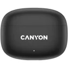 CANYON Fülhallgató, TWS vezeték nélküli, Bluetooth 5.4, CANYON "OnGo 9", fekete