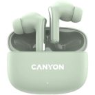 CANYON Fülhallgató, TWS vezeték nélküli, Bluetooth 5.4, CANYON "OnGo 9", zsálya