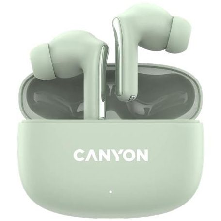 CANYON Fülhallgató, TWS vezeték nélküli, Bluetooth 5.4, CANYON "OnGo 9", zsálya