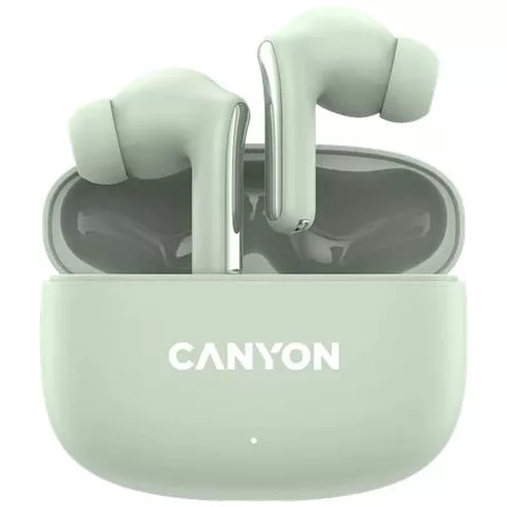 CANYON Fülhallgató, TWS vezeték nélküli, Bluetooth 5.4, CANYON "OnGo 9", zsálya