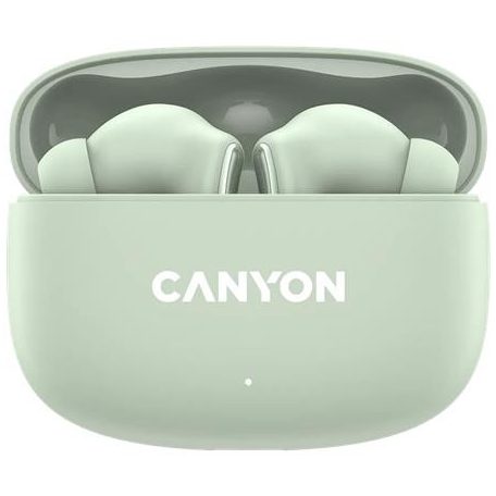CANYON Fülhallgató, TWS vezeték nélküli, Bluetooth 5.4, CANYON "OnGo 9", zsálya