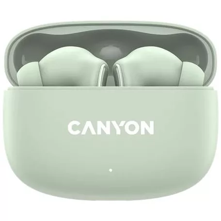 CANYON Fülhallgató, TWS vezeték nélküli, Bluetooth 5.4, CANYON "OnGo 9", zsálya