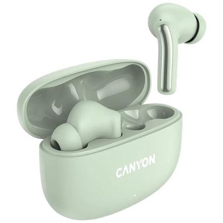 CANYON Fülhallgató, TWS vezeték nélküli, Bluetooth 5.4, CANYON "OnGo 9", zsálya