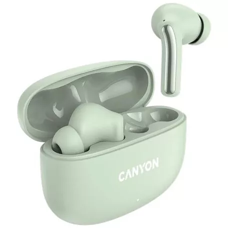 CANYON Fülhallgató, TWS vezeték nélküli, Bluetooth 5.4, CANYON "OnGo 9", zsálya