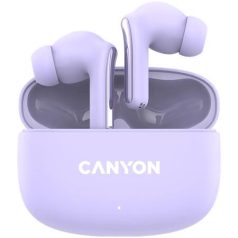   CANYON Fülhallgató, TWS vezeték nélküli, Bluetooth 5.4, CANYON "OnGo 9", levendula