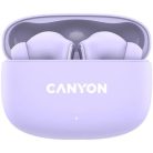 CANYON Fülhallgató, TWS vezeték nélküli, Bluetooth 5.4, CANYON "OnGo 9", levendula
