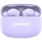 CANYON Fülhallgató, TWS vezeték nélküli, Bluetooth 5.4, CANYON "OnGo 9", levendula