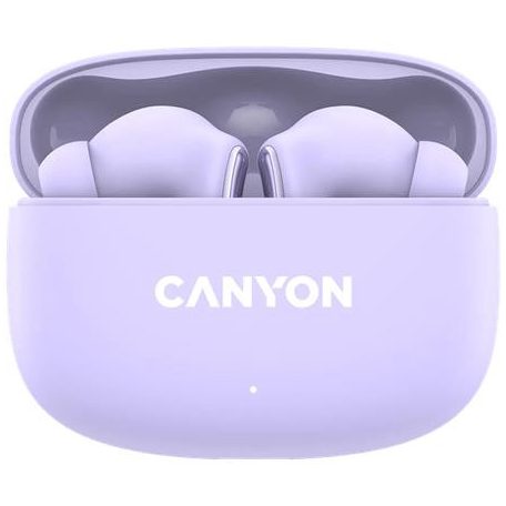 CANYON Fülhallgató, TWS vezeték nélküli, Bluetooth 5.4, CANYON "OnGo 9", levendula