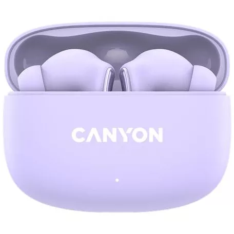 CANYON Fülhallgató, TWS vezeték nélküli, Bluetooth 5.4, CANYON "OnGo 9", levendula