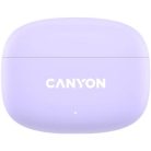 CANYON Fülhallgató, TWS vezeték nélküli, Bluetooth 5.4, CANYON "OnGo 9", levendula