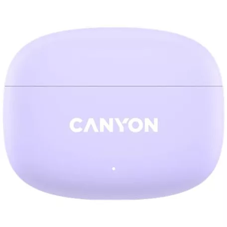 CANYON Fülhallgató, TWS vezeték nélküli, Bluetooth 5.4, CANYON "OnGo 9", levendula