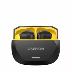   CANYON Fülhallgató, TWS vezeték nélküli, Bluetooth 5.4, CANYON "Hexagon 7", fekete-sárga