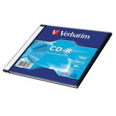   VERBATIM CD-R lemez, 700MB, 52x, 1 db, vékony tok, VERBATIM "DataLife"