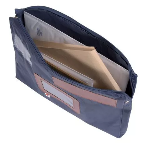 ALBA Postázó tasak, 42x5x32 cm, ALBA, kék