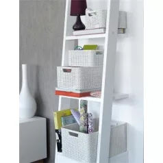   CURVER Rattan hatású kosár, 6l, törtfehér, CURVER "Style S"