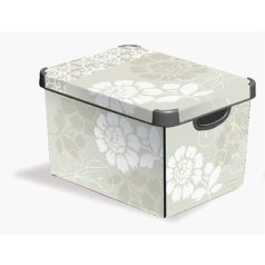   CURVER Tárolódoboz, 22 l, romantikus, CURVER " Deco L"