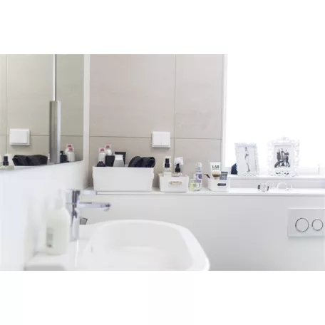 SMARTSTORE Műanyag tárolódoboz, 0,6 liter, SMARTSTORE "Compact XS", fehér