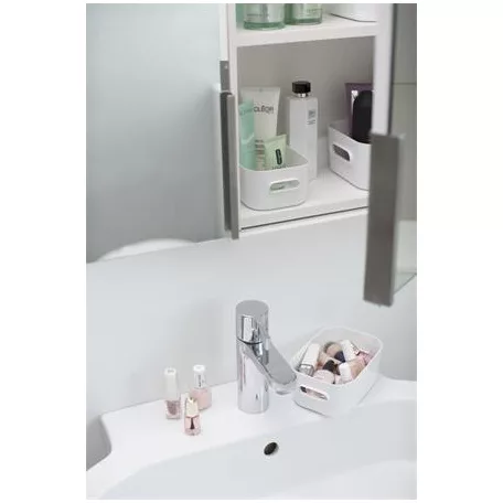 SMARTSTORE Műanyag tárolódoboz, 0,6 liter, SMARTSTORE "Compact XS", fehér