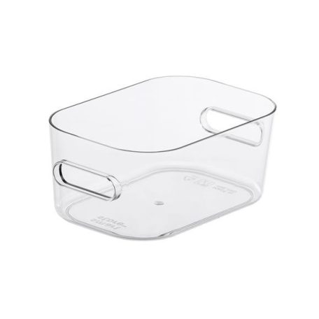 SMARTSTORE Műanyag tárolódoboz, 0,6 liter, SMARTSTORE "Compact Clear XS", átlátszó