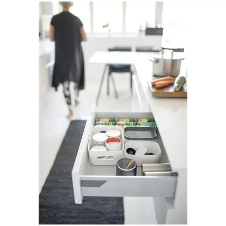 SMARTSTORE Műanyag tárolódoboz, 1,5 liter, SMARTSTORE "Compact S", fehér