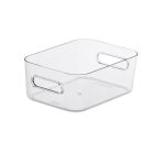 SMARTSTORE Műanyag tárolódoboz, 1,5 liter, SMARTSTORE "Compact Clear S", átlátszó