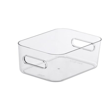 SMARTSTORE Műanyag tárolódoboz, 1,5 liter, SMARTSTORE "Compact Clear S", átlátszó
