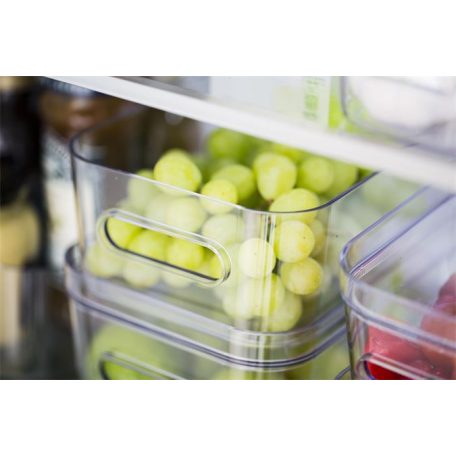 SMARTSTORE Műanyag tárolódoboz, 1,5 liter, SMARTSTORE "Compact Clear S", átlátszó
