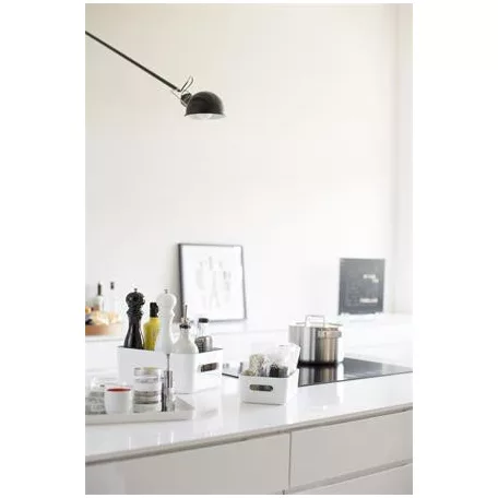 SMARTSTORE Műanyag tárolódoboz, 5,3 liter, SMARTSTORE "Compact M", fehér