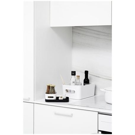 SMARTSTORE Műanyag tárolódoboz, 5,3 liter, SMARTSTORE "Compact M", fehér