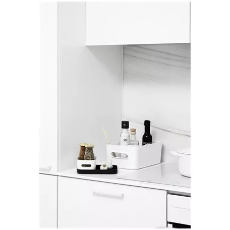 SMARTSTORE Műanyag tárolódoboz, 5,3 liter, SMARTSTORE "Compact M", fehér