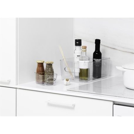 SMARTSTORE Műanyag tárolódoboz, 5,3 liter, SMARTSTORE "Compact Clear M", átlátszó