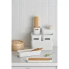 SMARTSTORE Műanyag tárolódoboz, 1,3 liter, SMARTSTORE "Compact Slim", fehér